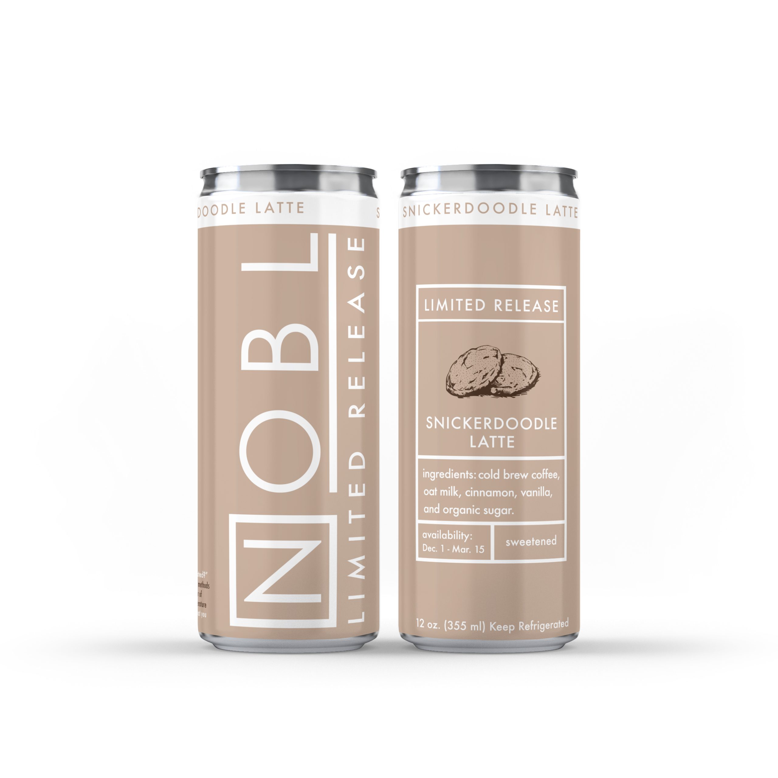 NOBL Cold Brew Coffee Snickerdoodle Latter